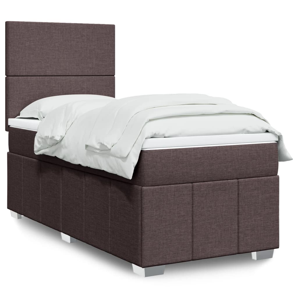 Boxspring Met Matras Stof 100 x 200 cm