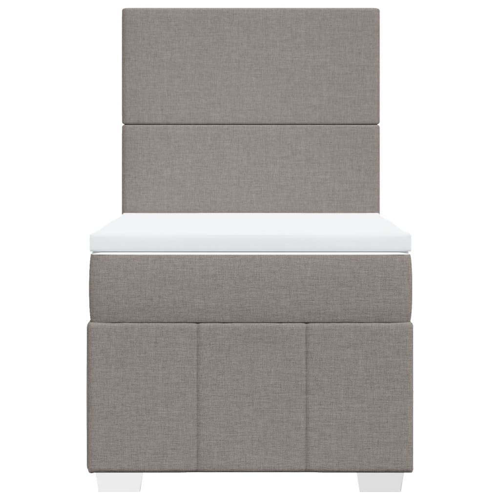 Boxspring Met Matras Stof 100 x 200 cm