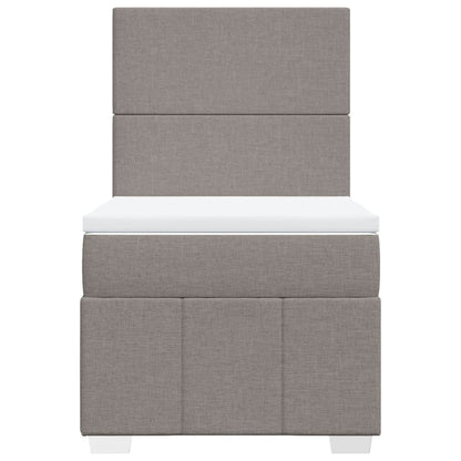Boxspring Met Matras Stof 100 x 200 cm
