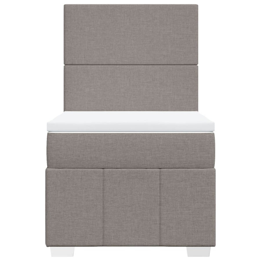 Boxspring Met Matras Stof 100 x 200 cm
