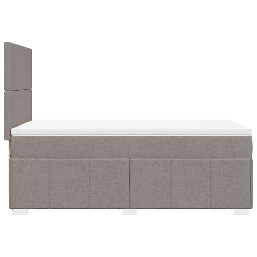 Boxspring Met Matras Stof 100 x 200 cm