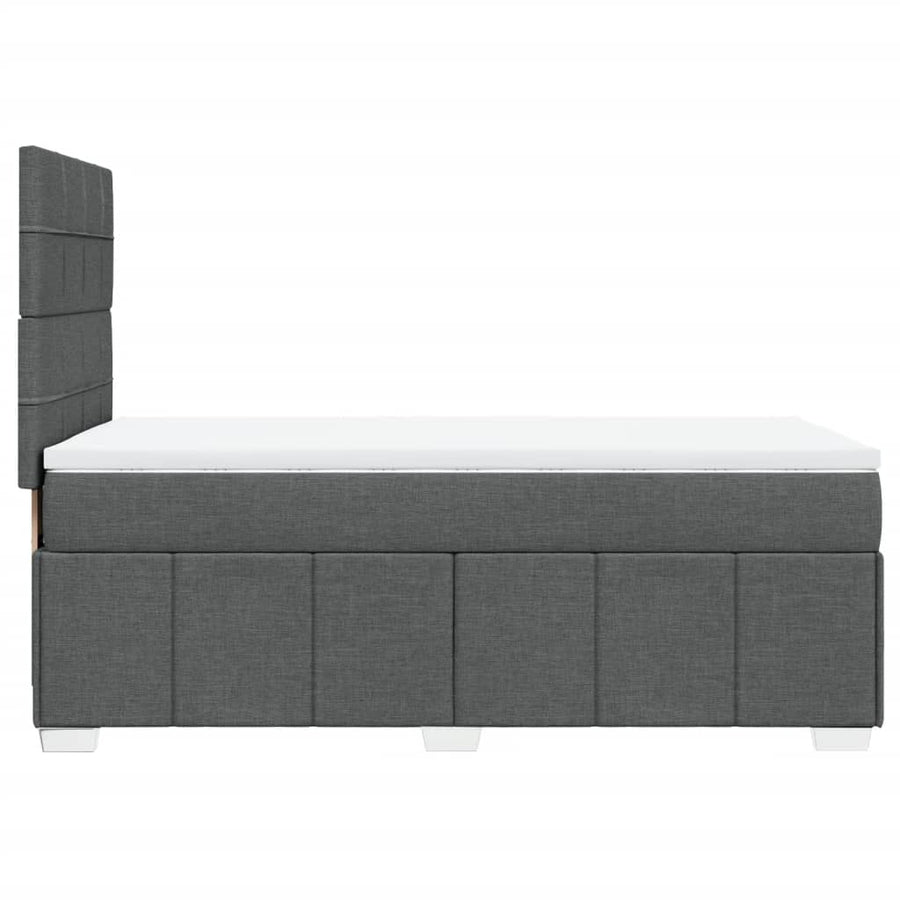 Boxspring Met Matras Stof 100 x 200 cm
