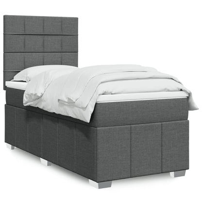 Boxspring Met Matras Stof 100 x 200 cm