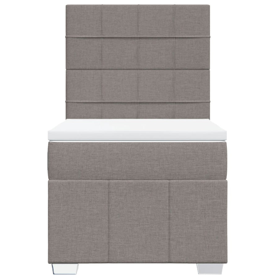 Boxspring Met Matras Stof 100 x 200 cm