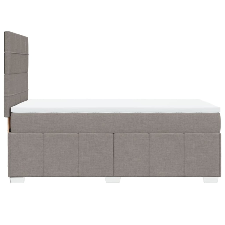 Boxspring Met Matras Stof 100 x 200 cm