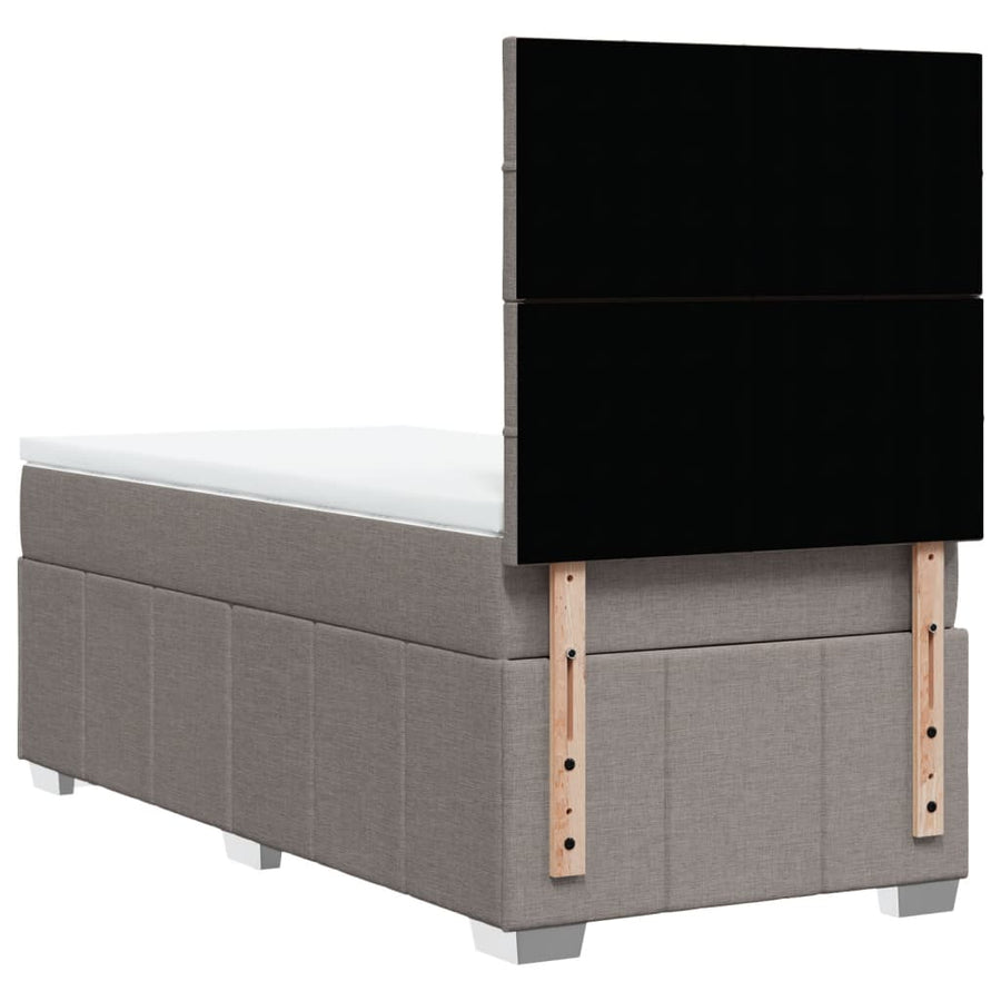 Boxspring Met Matras Stof 100 x 200 cm