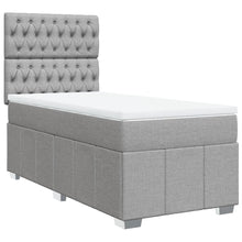 Boxspring Met Matras Stof 100 x 200 cm