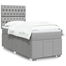 Boxspring Met Matras Stof 100 x 200 cm