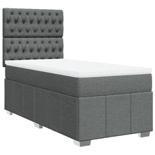 Boxspring Met Matras Stof 100 x 200 cm