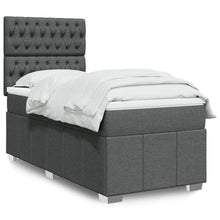 Boxspring Met Matras Stof 100 x 200 cm