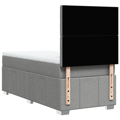 Boxspring Met Matras Stof 100 x 200 cm