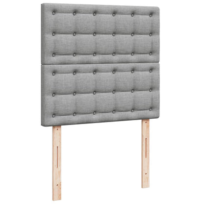 Boxspring Met Matras Stof 100 x 200 cm