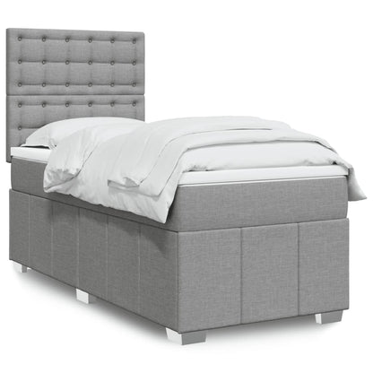 Boxspring Met Matras Stof 100 x 200 cm
