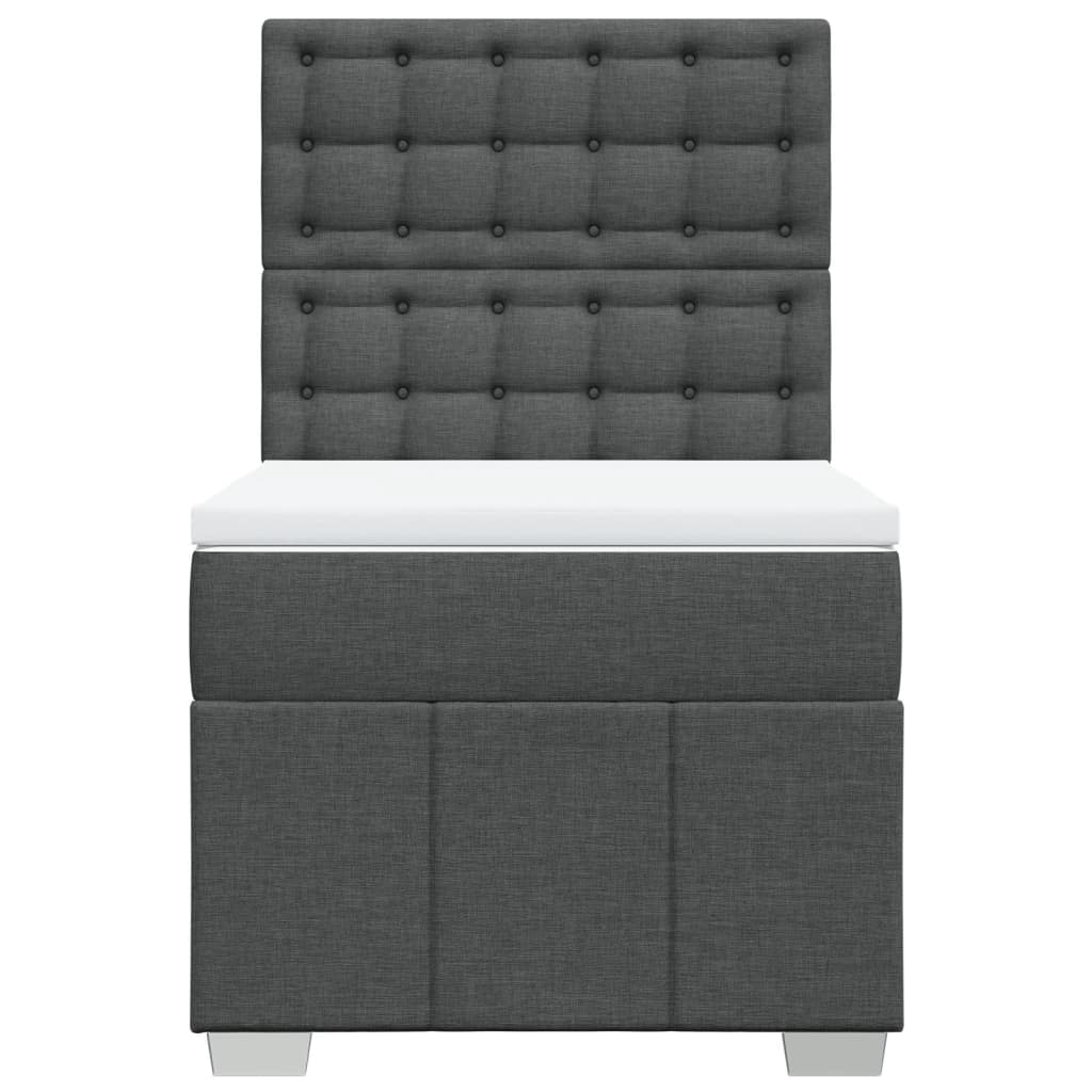 Boxspring Met Matras Stof 100 x 200 cm