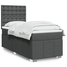 Boxspring Met Matras Stof 100 x 200 cm