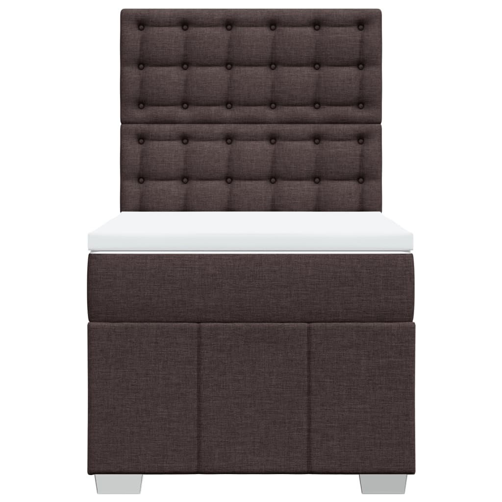 Boxspring Met Matras Stof 100 x 200 cm