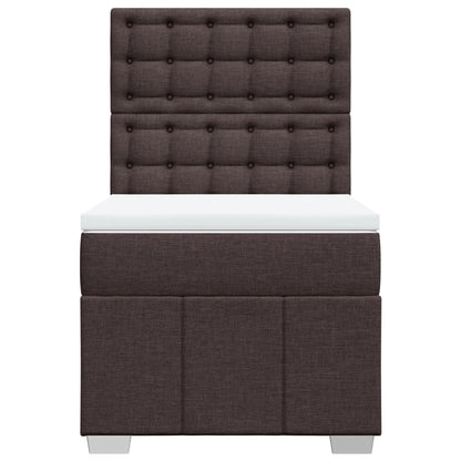 Boxspring Met Matras Stof 100 x 200 cm