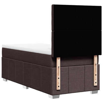 Boxspring Met Matras Stof 100 x 200 cm