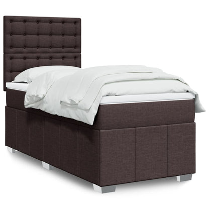 Boxspring Met Matras Stof 100 x 200 cm