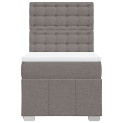 Boxspring Met Matras Stof 100 x 200 cm