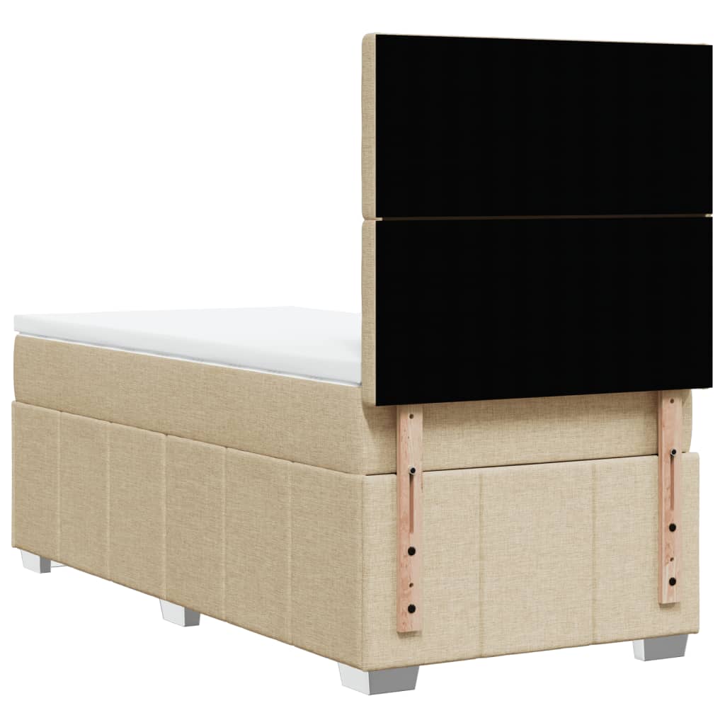 Boxspring Met Matras Stof Kleurig 100 x 200 cm