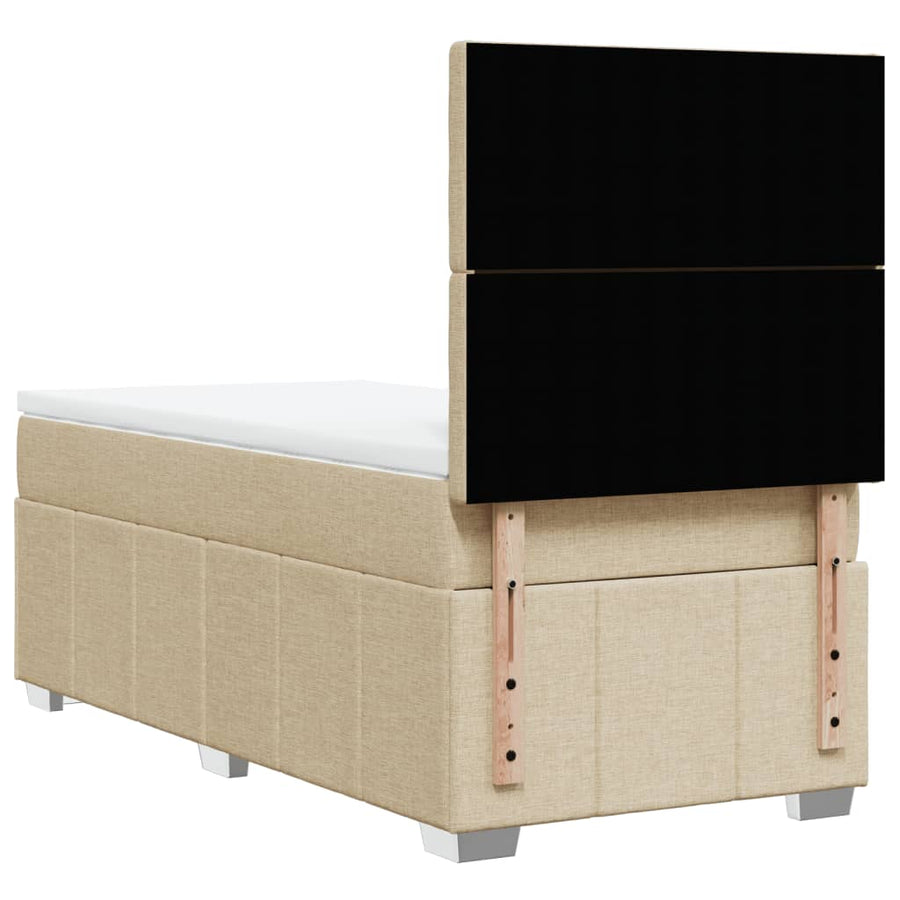 Boxspring Met Matras Stof Kleurig 100 x 200 cm