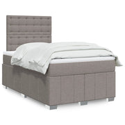 Boxspring 120x190 cm taupe met matras