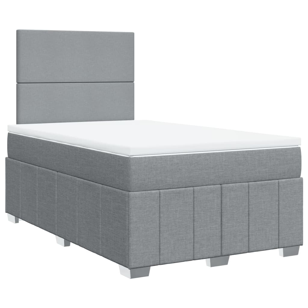 Boxspring Met Matras Stof 120 x 200 cm