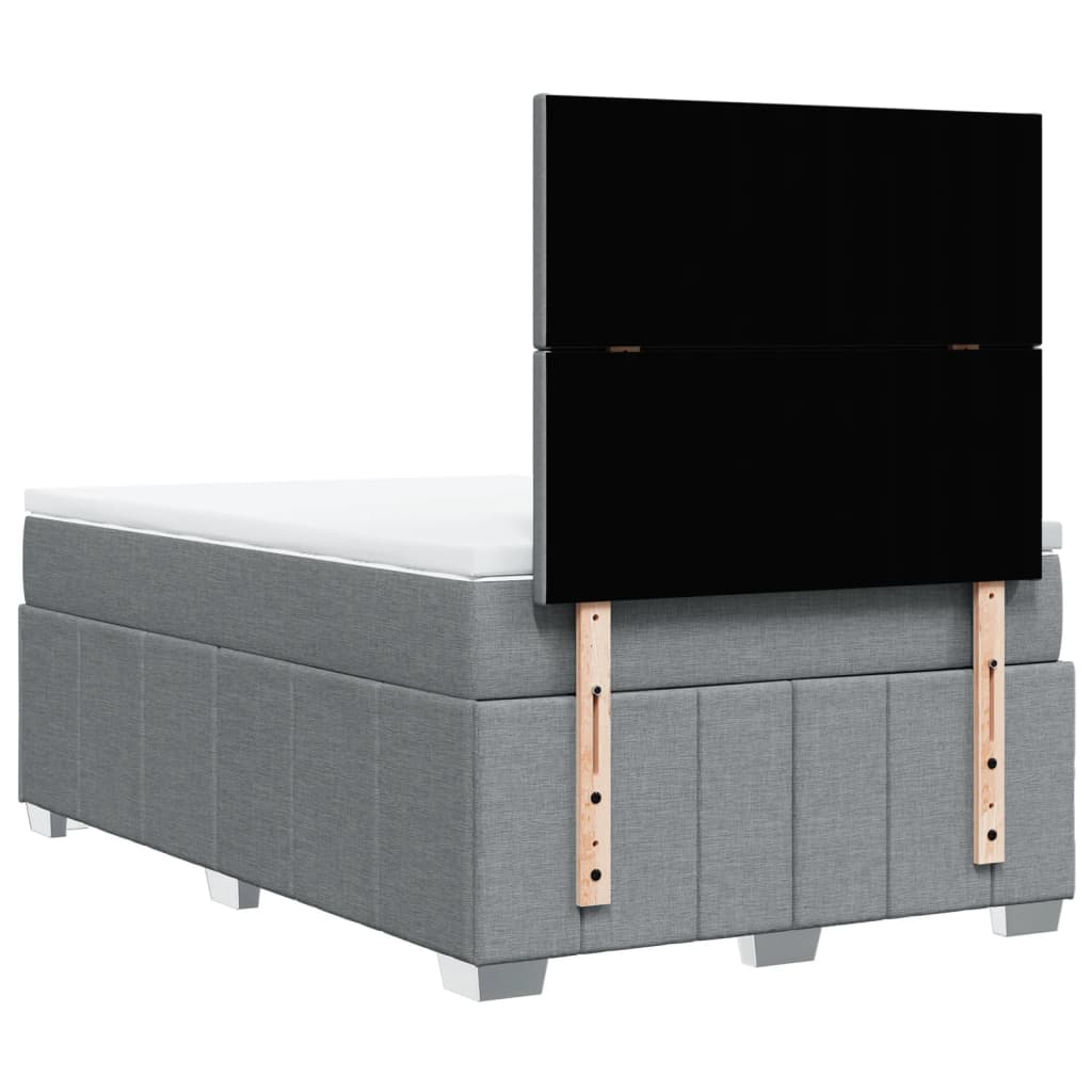 Boxspring Met Matras Stof 120 x 200 cm