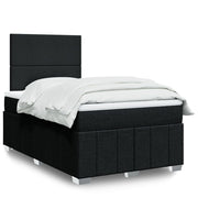 Boxspring met matras 120x200 cm zwart