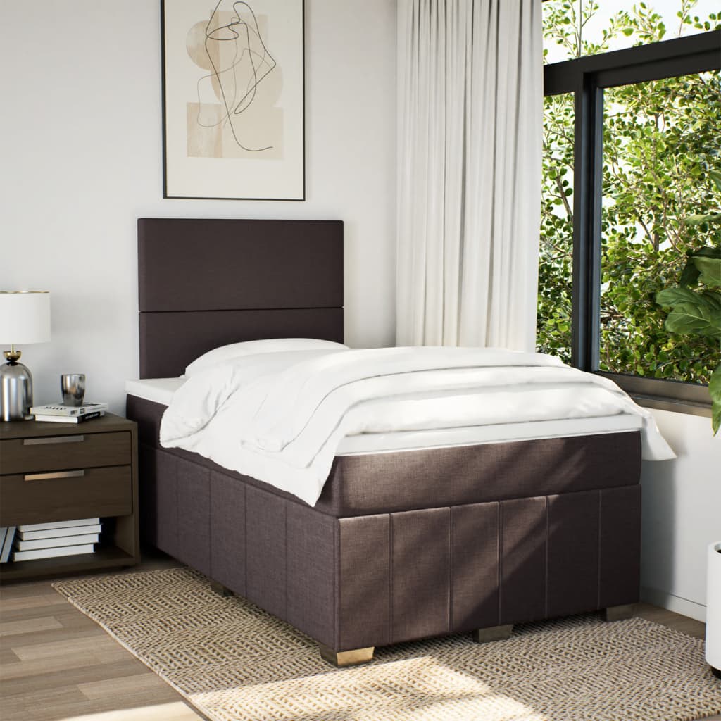 Boxspring Met Matras Stof 120 x 200 cm