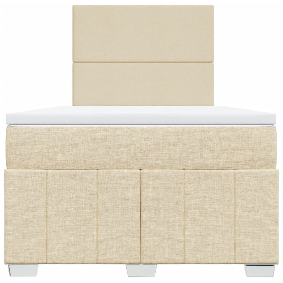 Boxspring Met Matras Stof Kleurig 120 x 200 cm