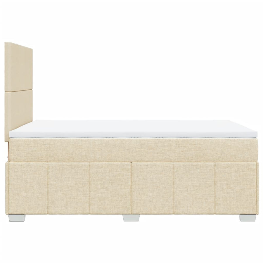 Boxspring Met Matras Stof Kleurig 120 x 200 cm