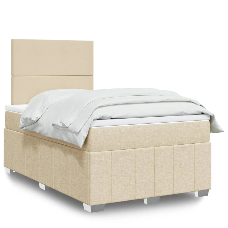 Boxspring Met Matras Stof Kleurig 120 x 200 cm