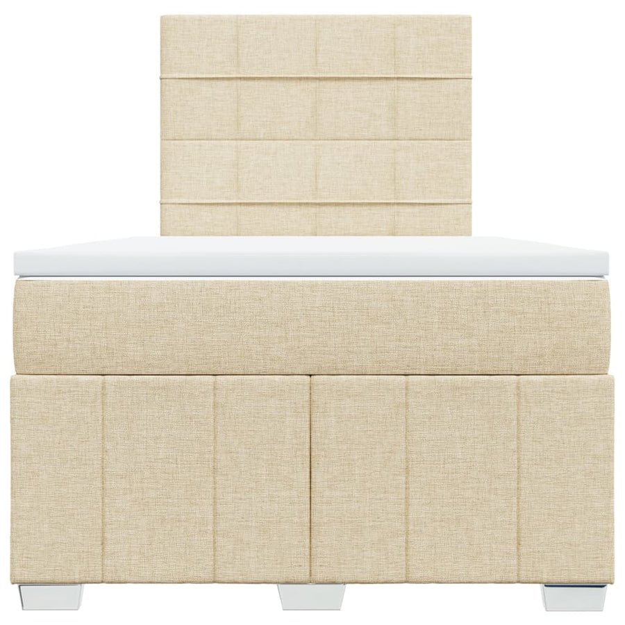 Boxspring Met Matras Stof Kleurig 120 x 200 cm