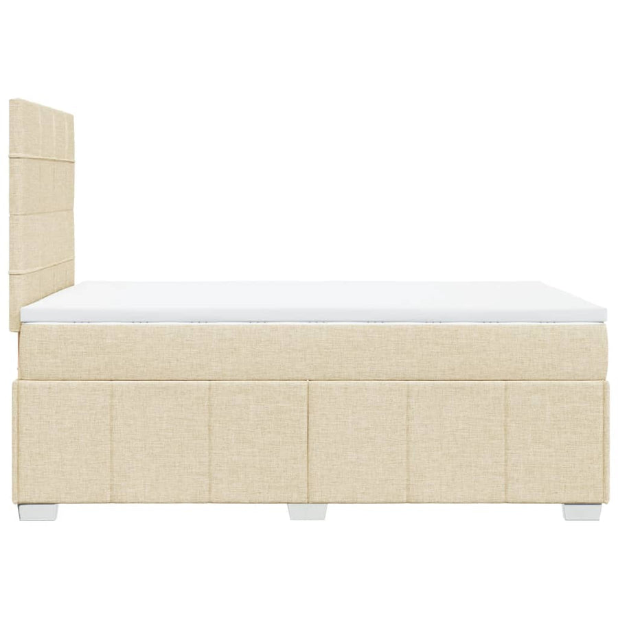 Boxspring Met Matras Stof Kleurig 120 x 200 cm