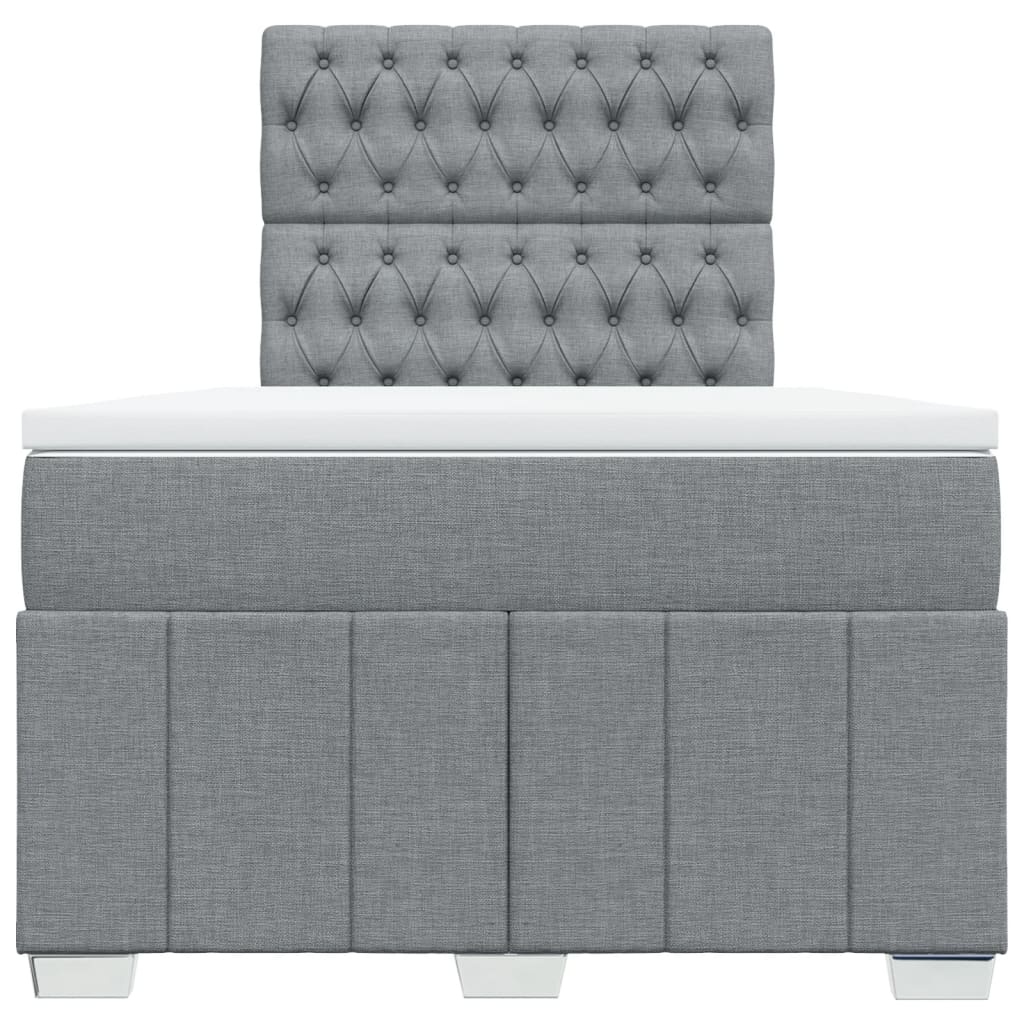 Boxspring Met Matras Stof 120 x 200 cm