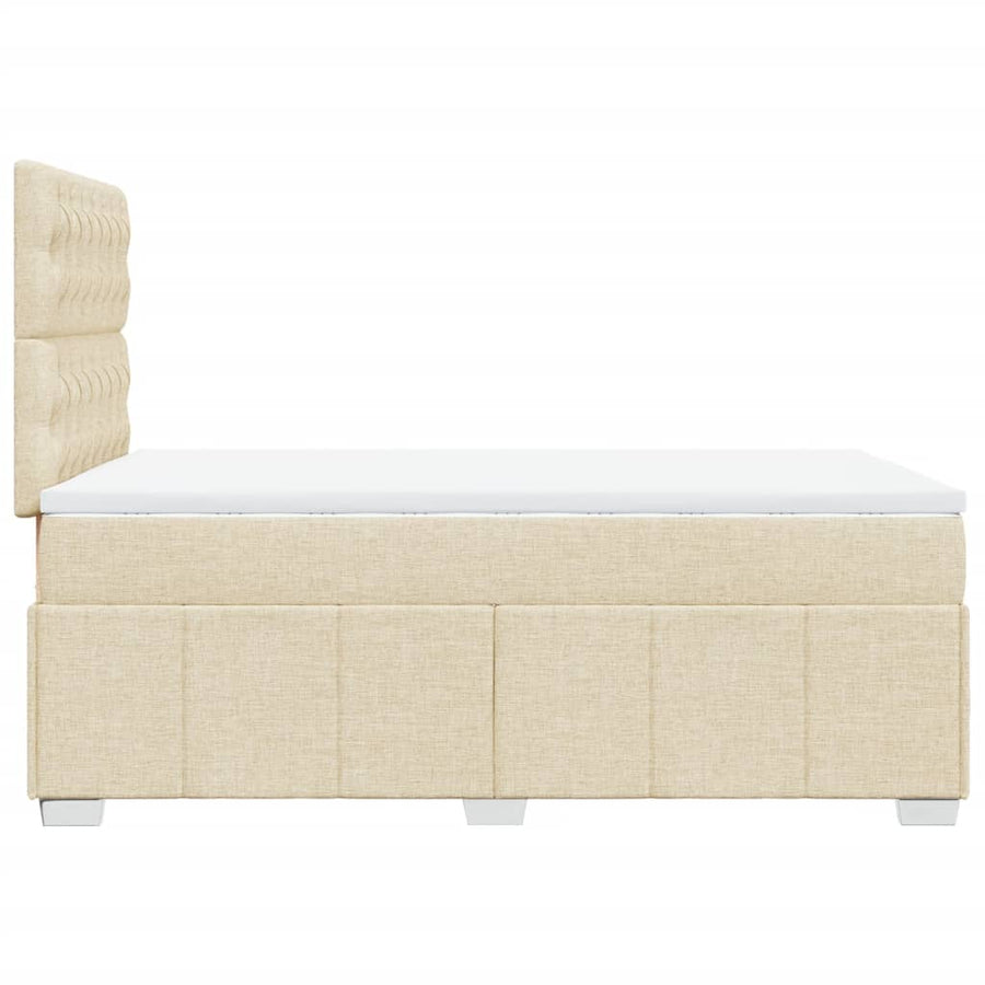 Boxspring Met Matras Stof Kleurig 120 x 200 cm
