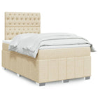 Boxspring met matras 120 x 200 cm stof