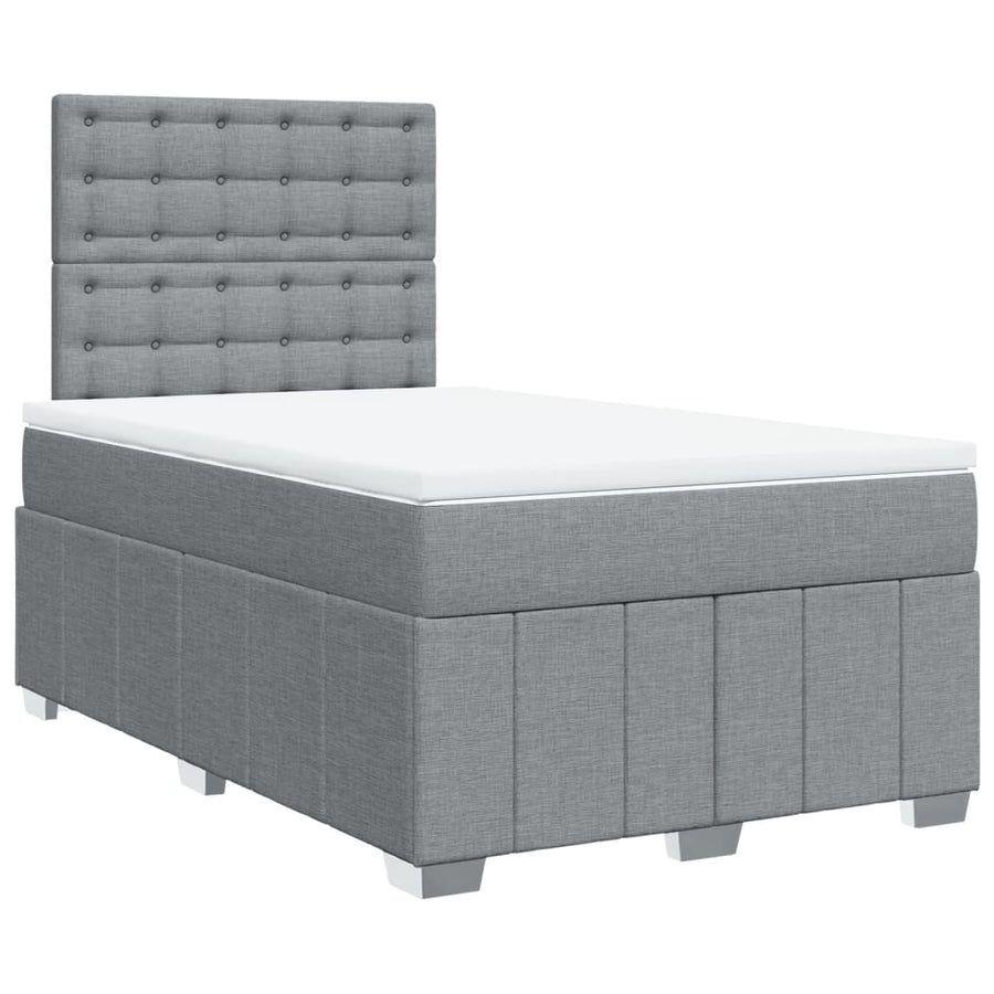 Boxspring Met Matras Stof 120 x 200 cm