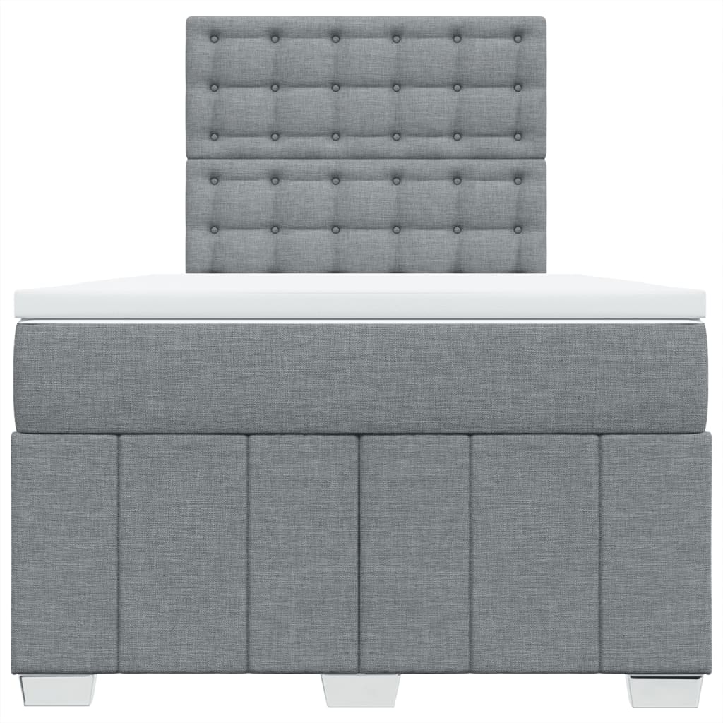 Boxspring Met Matras Stof 120 x 200 cm