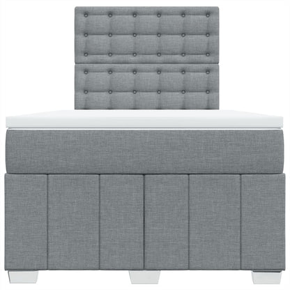 Boxspring Met Matras Stof 120 x 200 cm