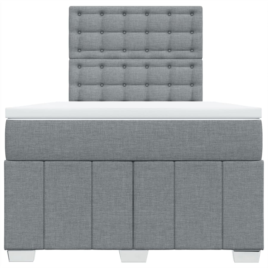 Boxspring Met Matras Stof 120 x 200 cm