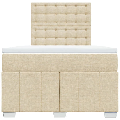 Boxspring Met Matras Stof Kleurig 120 x 200 cm