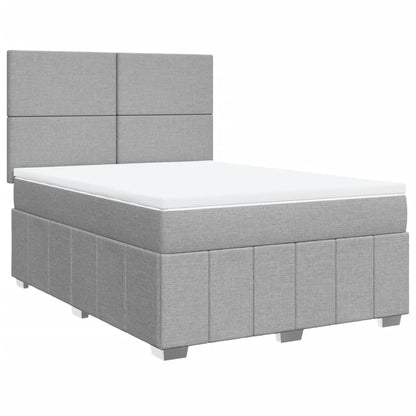 Boxspring Met Matras Stof 140 x 190 cm