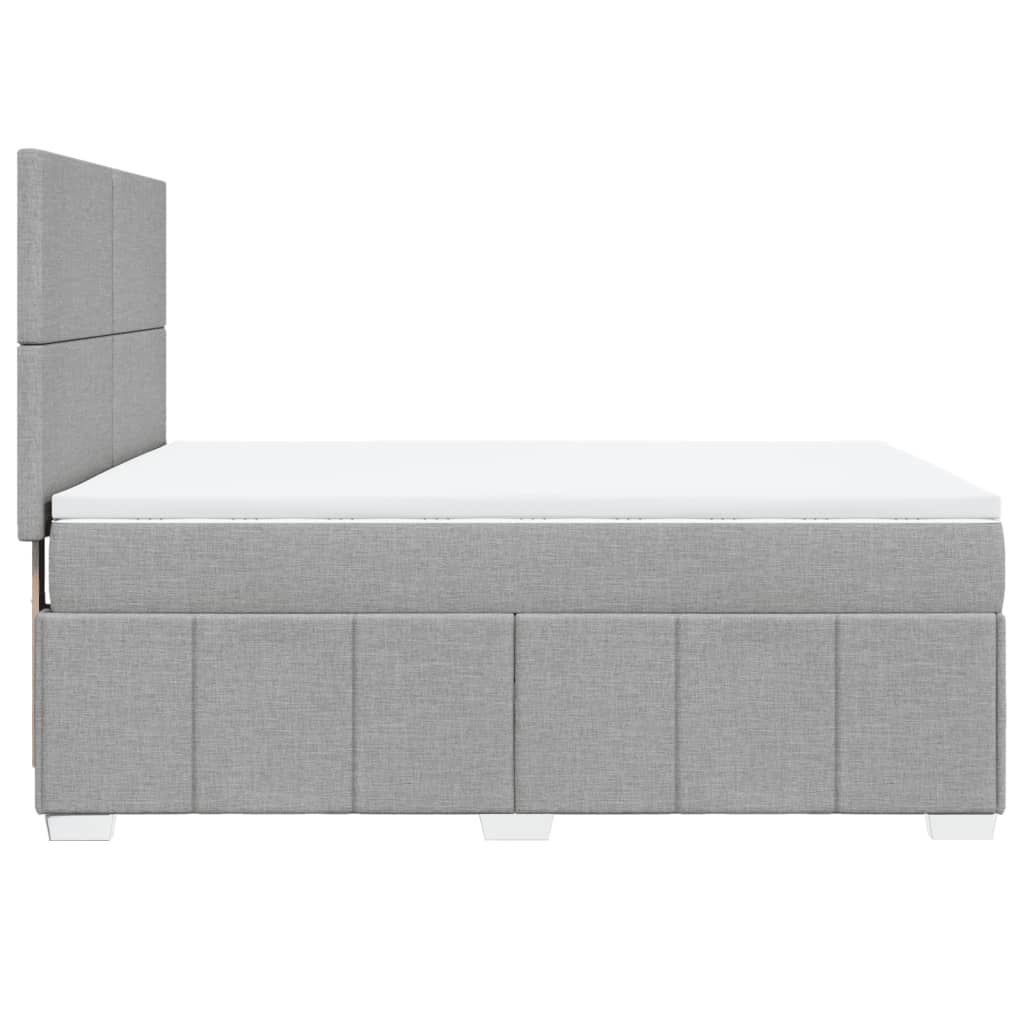 Boxspring Met Matras Stof 140 x 190 cm