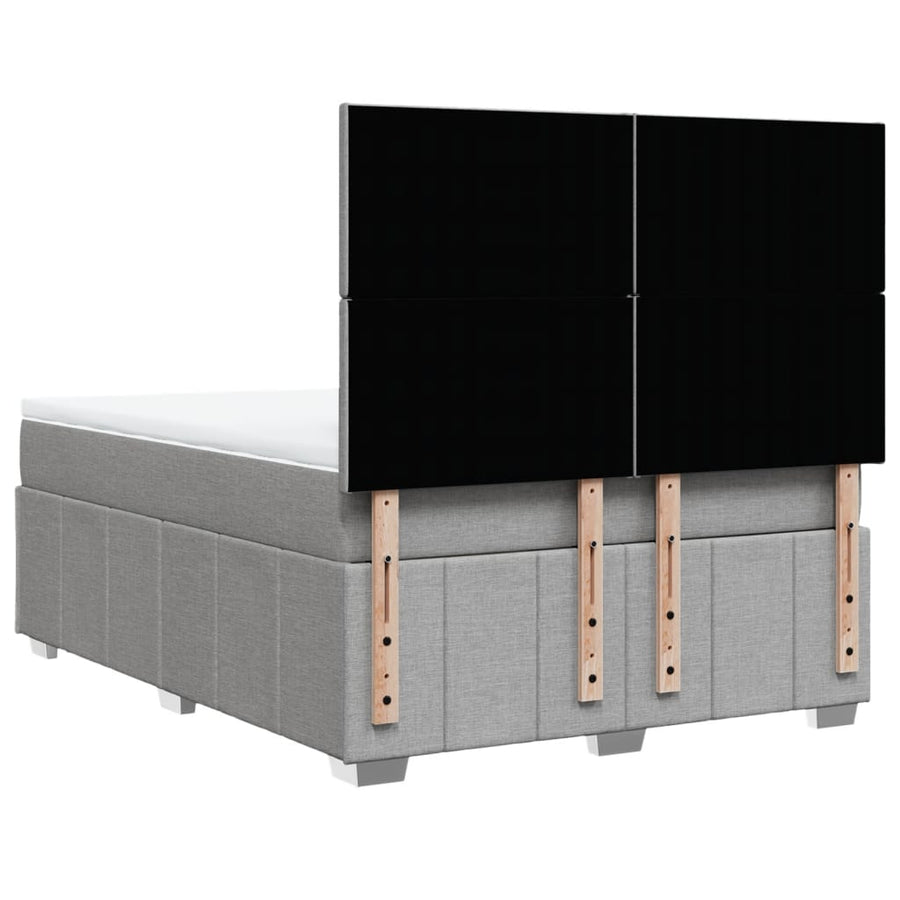 Boxspring Met Matras Stof 140 x 190 cm