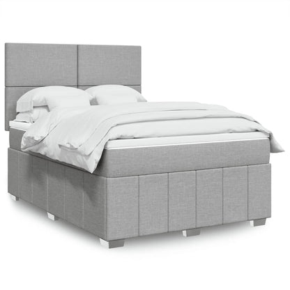 Boxspring Met Matras Stof 140 x 190 cm