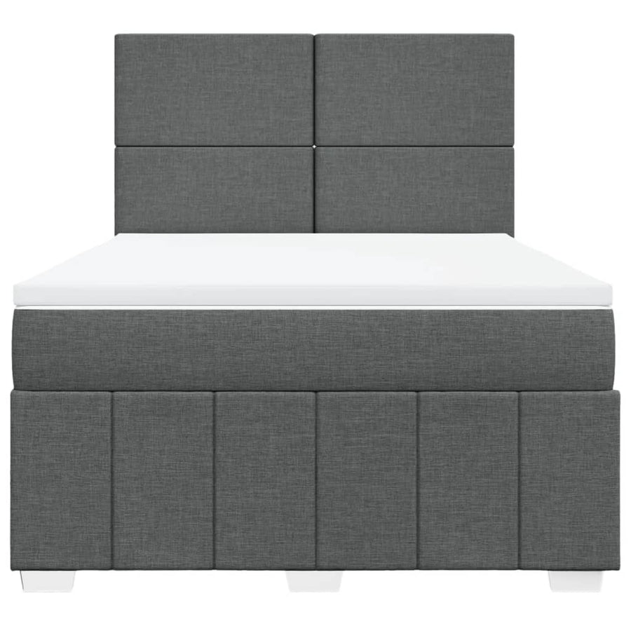 Boxspring Met Matras Stof 140 x 190 cm