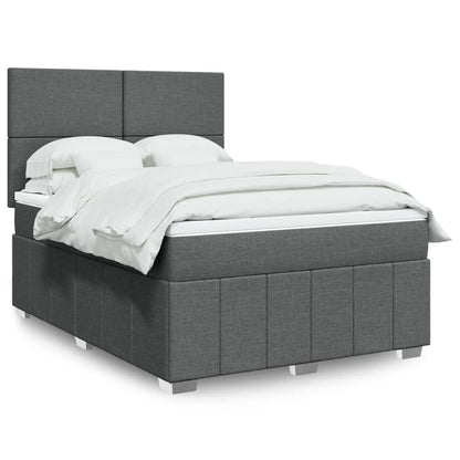 Boxspring Met Matras Stof 140 x 190 cm
